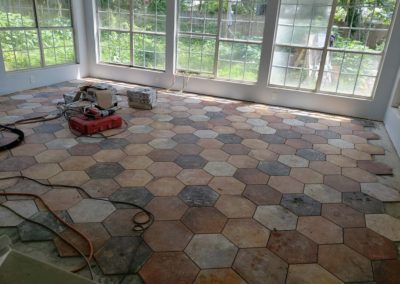 Hexagon Tile Floor