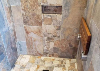 Stone Shower Interior
