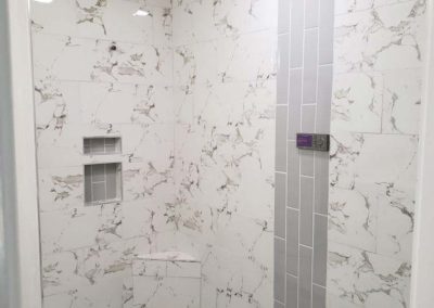 White Shower Interior
